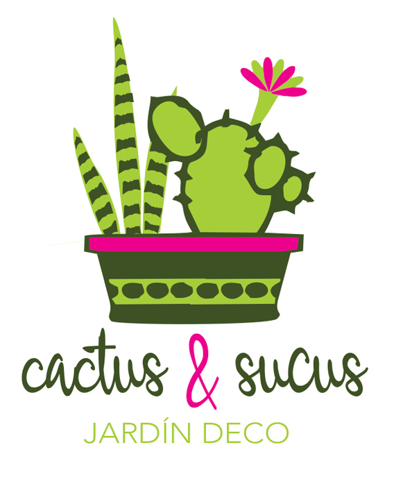 Logo para Catus & Sucus, Jardín Deco por María Salas Diseño & Deco